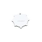 DIY printing snowflake mdf sublimation blank wood ornament for Christmas party home decoration