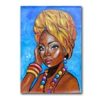 Painting Painting Wall Art Canvas Wall Art Abstract Sexy African Women Painting Fashion Women Art