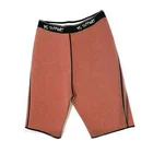 Neoprene slimming bodyshaper jacquard belt Unisex women mens sweat shorts