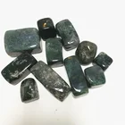 High Quality NaturalTumble Stones Rough Moss Agate Stones For Healing