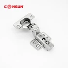 CONSUN furniture fittings clip on soft close hydraulic furniture concealed cabinet door hinge
