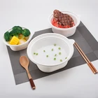 1100ml Biodegradable Plastic Bowl Set With Lid DIsposable