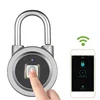 promotional globe padlock padlock smart fingerprint bluetooth mobile phone remote unlock pad lock