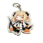 Custom anime charm keychain acrylic keychain holographic charm keychain