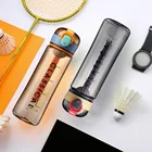 New products 2020 plastic water bottle BPA-Free 500ml eco-friendly with straw mountaineering sport travel wholesale cup