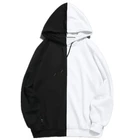 Hot Sale Cotton custom logo Men's patchwork Hoodies