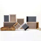 Cheap price custom recycle kraft paper cake box for bakery, cake cupcake packaging with plastic clear windows