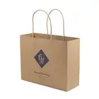 Packaging Custom logo Printed cheap shopping bag kraft paper shopping bag
