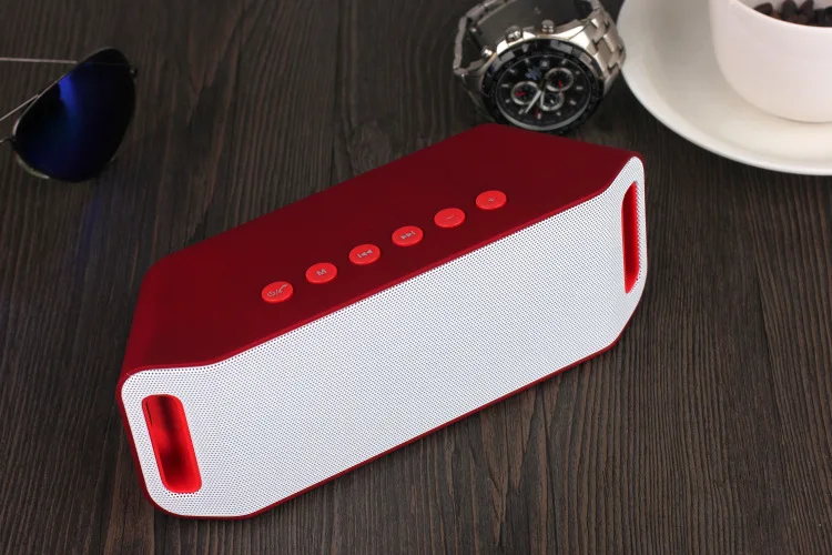 S204 Wireless portable Speaker super bass stereo Rechargeable loudspeaker Handsfree Music AUX Player FM Radio - ANKUX.COM