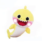 Funny Plush Baby Fish Light up Singing Cartoon Shark Stuffed Animal Toys