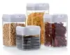 Hinrylife Food Preservation Box set-4 pieces, durable plastic-does not contain bisphenol A-suitable for cereals, nuts, fruits