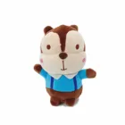 Wholesales 5 Inches squirrel plush bag keychains