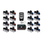 12v universal emergency warning flashing led red blue strobe light kit