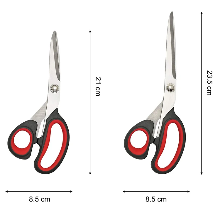 Super Sharp Household Scissors Set Tailor Scissors Sewing Shear Sewing Scissors For Cutting Fabric Paper