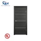 Hotel Room Door Hotel Fireproof Door UL 45mins Certificate 3*7ft Walnut Veneer Wooden Hotel Entrance Room Fireproof Door