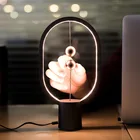 Zhongshan lighting mini home smart balance light Heng magnetic LED table lamp beech bedside lamp