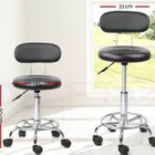 Wide Backrest Salon Beauty Leather Chair with Strong Wheels Adjustable and Rotating barber Chair hair salon stool