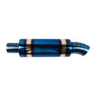 Titanium Burnt Exhaust Pipes Universal Muffler For all car