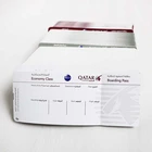 2020 New customized thermal flight tickets Thermal Boarding Pass Blank Boarding Pass Paper Airline Ticket Printing