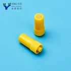 Factory price disposable sterile yellow injection stopper heparin cap