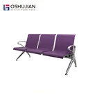 Clinic 3 seater pu waiting chair airport beam seating