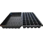 50 Cell Seedling Trays Plastic Seed Starter Tray for Planting, 1020 Inserts, Plugs, Soil