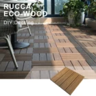 Tiles Wpc Outdoor Flooring Rucca Easy Installed Outdoor WPC Co-Extrusion Garden Flooring 300*300Mm Decking Floor Tiles