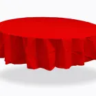 Disposable plastic round wedding party Event table cloth for US free shipping