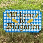 Event Decoration Welcome To Oktoberfest Event Party Supplies Yard Sign Decoration With Stakes