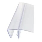 Aluminum Window Plastic Bottom Door Brush 90 Degree Seal Sliding Non-Magnetic Shower Weather Strip