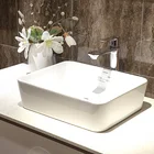 ARROW Rectangular Sink Bathroom Wash Ceramic Basin