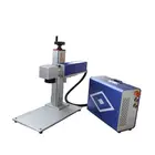 Portable mini laser marker 20W 30W 50W fiber laser marking machine qr code laser engraving machine