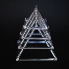 SUCCESS Clear Pyramid Quartz 3"-32" Chakra Set of Crystal Singing Pyramids wholesale price
