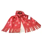 BLUE PHOENIX jacquard pure wool baby scarf shawl winter warm hijab