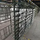 Electroplating rack plating jig for metal parts anodizing