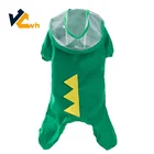 eco-friendly Multicolor Transparent Waterproof pet raincoat