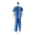Operating Room Wholesale Unisex High Quality Disposable Non-woven Fabric Split Surgical Gown
