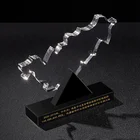 Trophy Award The Exquisite Unique Custom Made Persanalised Engraved Design City Map Crystal Trophy Award