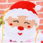 New Christmas DIY Felt Fabric Craft Kit Handmade Handbag Handicraft Material Educational Toys For Kids