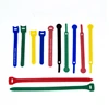 Customized Multiplicity Size and Color Hook and Loop Cable Ties Self locking Nylon Velcroes Cable Tie