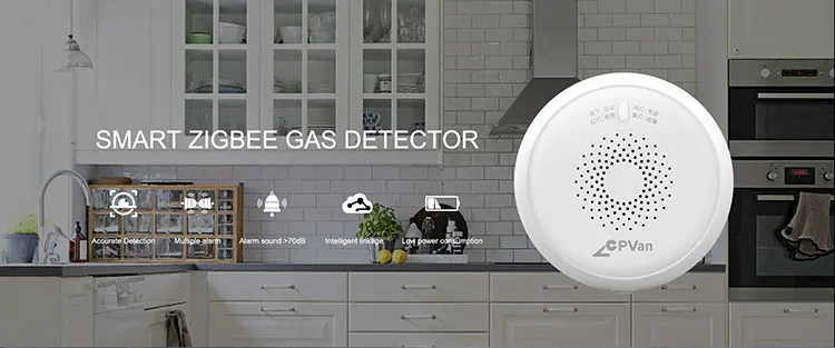 Remote zigbee smart home automation safety system combustible gas sensor housing - ANKUX.COM