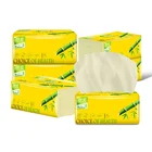 Facial Tissue Promotional Selected OEM/ODM Bamboo Virgin 4ply 300 Sheets Custom Facial Tissue Paper
