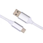 TPE White USB Super Fast Type C 3A Charging Cable For Android Mobile Phone