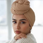 Premium ribbed jersey hijab fashion brand quality jersey scarf for lady women