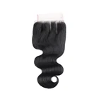 Bliss Esteem HD 4x4 Swiss Lace Closure Natural Body Wave Cheap Virgin Brazilian Cuticle Aligned Hair Price Closure Vendors