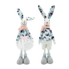 2019 new products 46cm blue fabrics rabbit home decoration item bunny decor easter crafts ideas