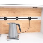 Electrical Kitchen Wall mounted Socket Power Track Rail Outlet with USB charging adapters
