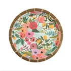bird print flower paper pizza plates dinnerware paper party cups and plates set
