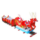 Fairground Attraction Carousel Amusement Park Small Electric Christmas Kids Santa Track Train Ride For Sale