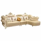 Leather Sofa Luxury European-style Royal Living Room Leather Sofa Set For Home Funiture